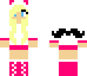 pink and white girl