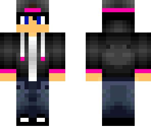 pink hoodie and hat