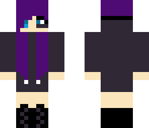 purple gamer girl