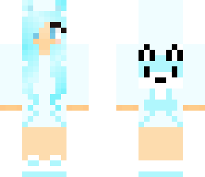 blue fox-girl