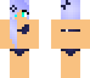 sweet blue bikini girl