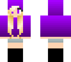purple hoodie