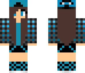 blue skater girl edit