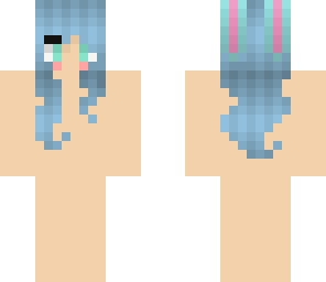blue hair