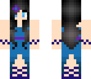 blue gown