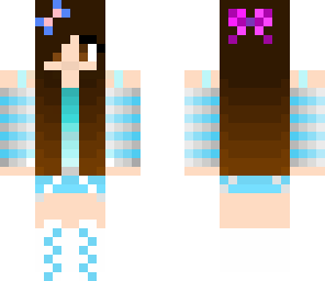 blue girly girl