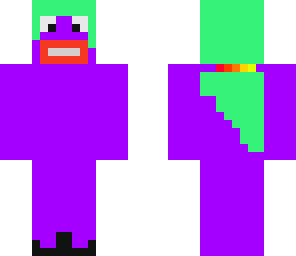 crazy purple man