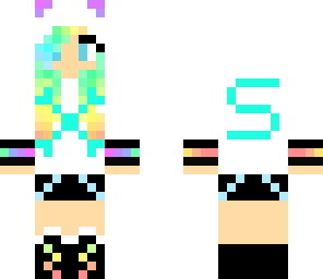 rainbow girl