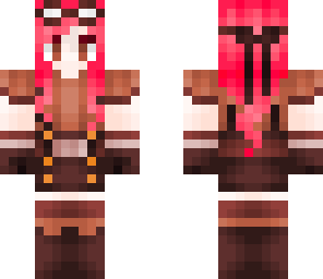 steam punk girl pink