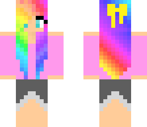 rainbow girl