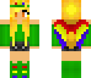 blonde parrot girl