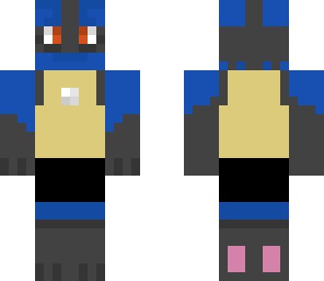 lucario - black shorts