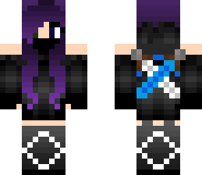 purple hair assassin