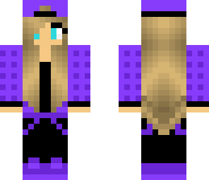 purple tomboy girl
