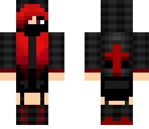 gothic red haired girl