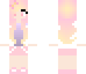 peach haired girl