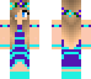 indigo dress
