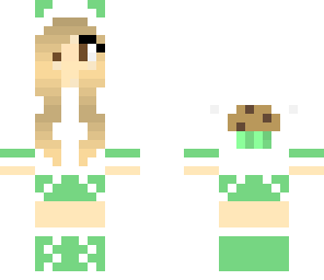 green muffin girl