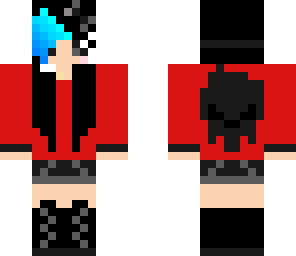 emo scene girl