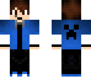 blue gamer boy