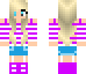purple gamer girl