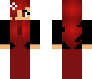 red dress