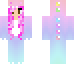 pink hair dino