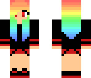 cute edit of rainbow girl