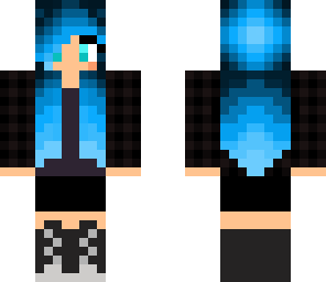 blue girl