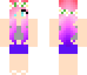 pink haired girl
