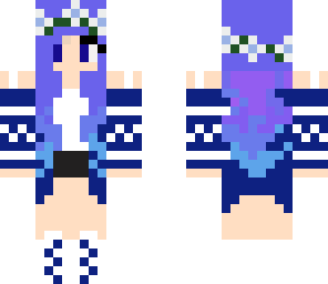 blue hair girl outfit 6
