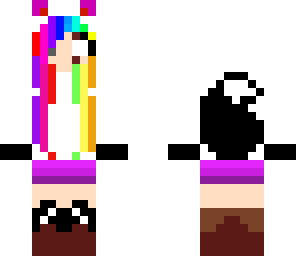 rainbow fox girl