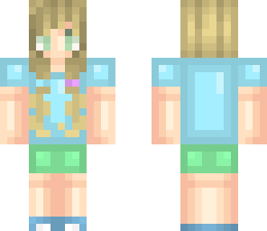 blue girl