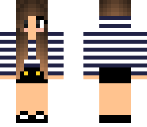 cute striped girl