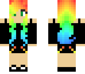 rainbow girl
