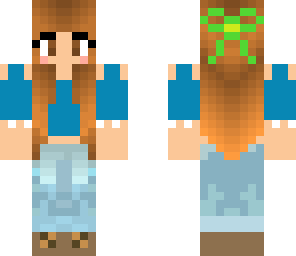 girl in blue