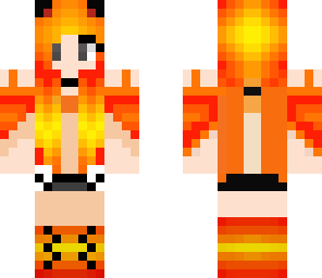 edited fiery girl