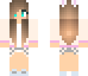 soft pink bunny girl