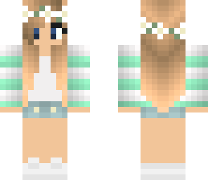 mint green girl edited