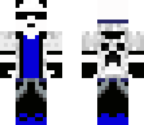 cool blue panda