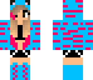 blue tiger girl