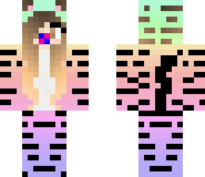 rainbow tiger girl