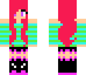 stripy girl