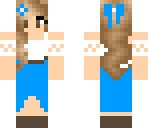 blue dress girl edit
