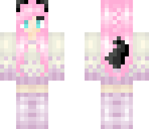 pastel kitty girl