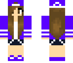 girl purple-white