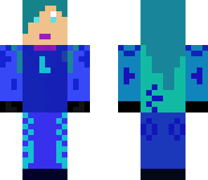 blue girl