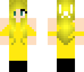 yellow cottoncandy girl