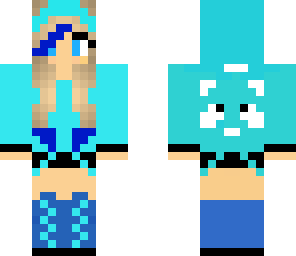 pretty blue girl