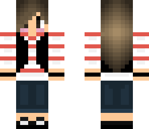 striped girl